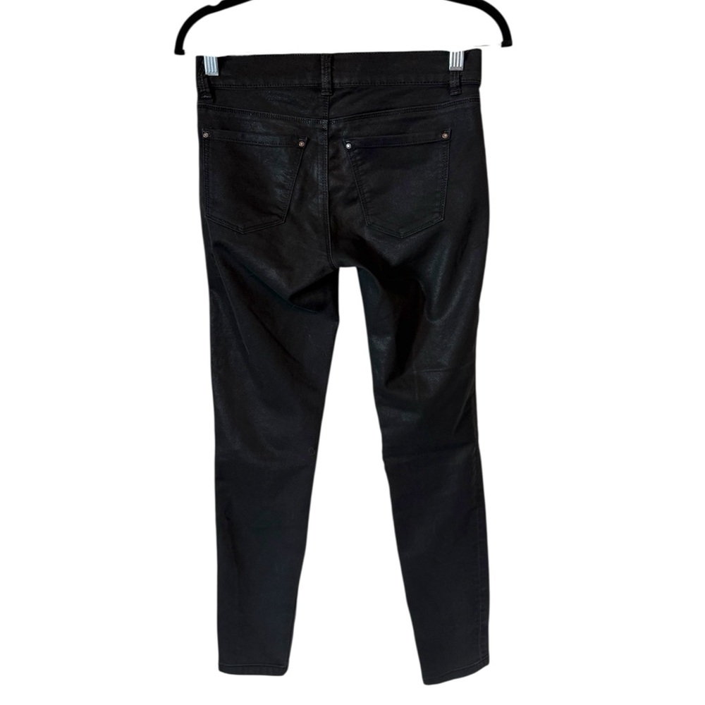 White House Black Market Coated Black Skinny Jens - Picture 5 of 7